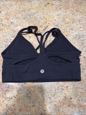 lululemon athletica Black Strappy Low-Impact Sports Bra